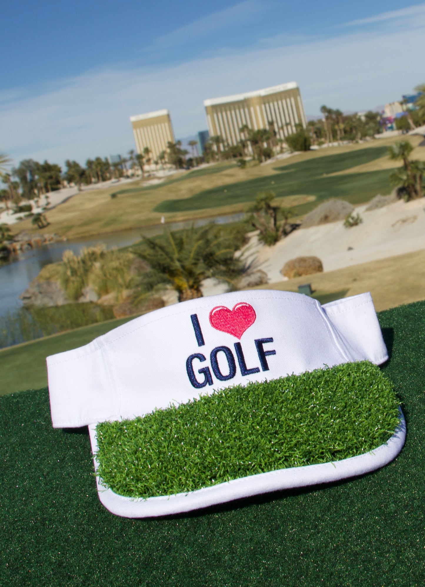 I 💗 GOLF ⛳️ Women`s Turf Cap Visor - Pre Order Ships 1st Qrt 2025