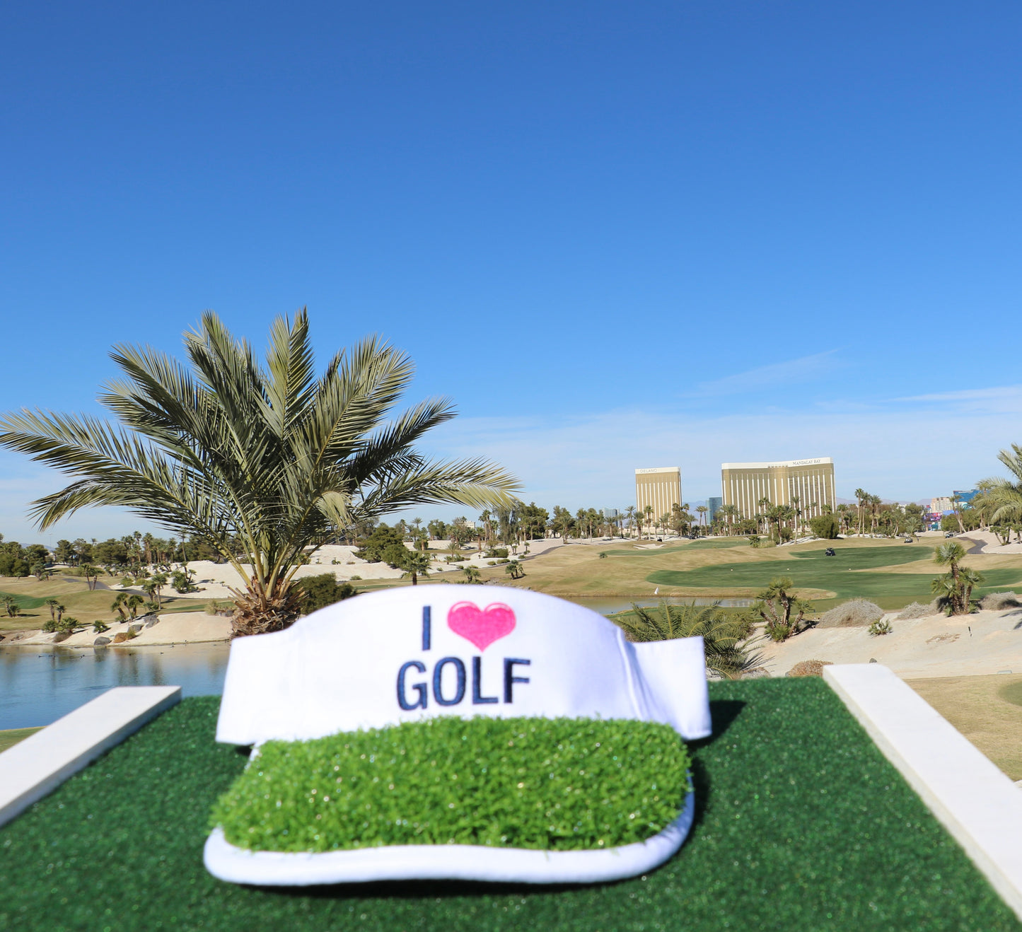 I 💗 GOLF ⛳️ Women`s Turf Cap Visor - Pre Order Ships 1st Qrt 2025