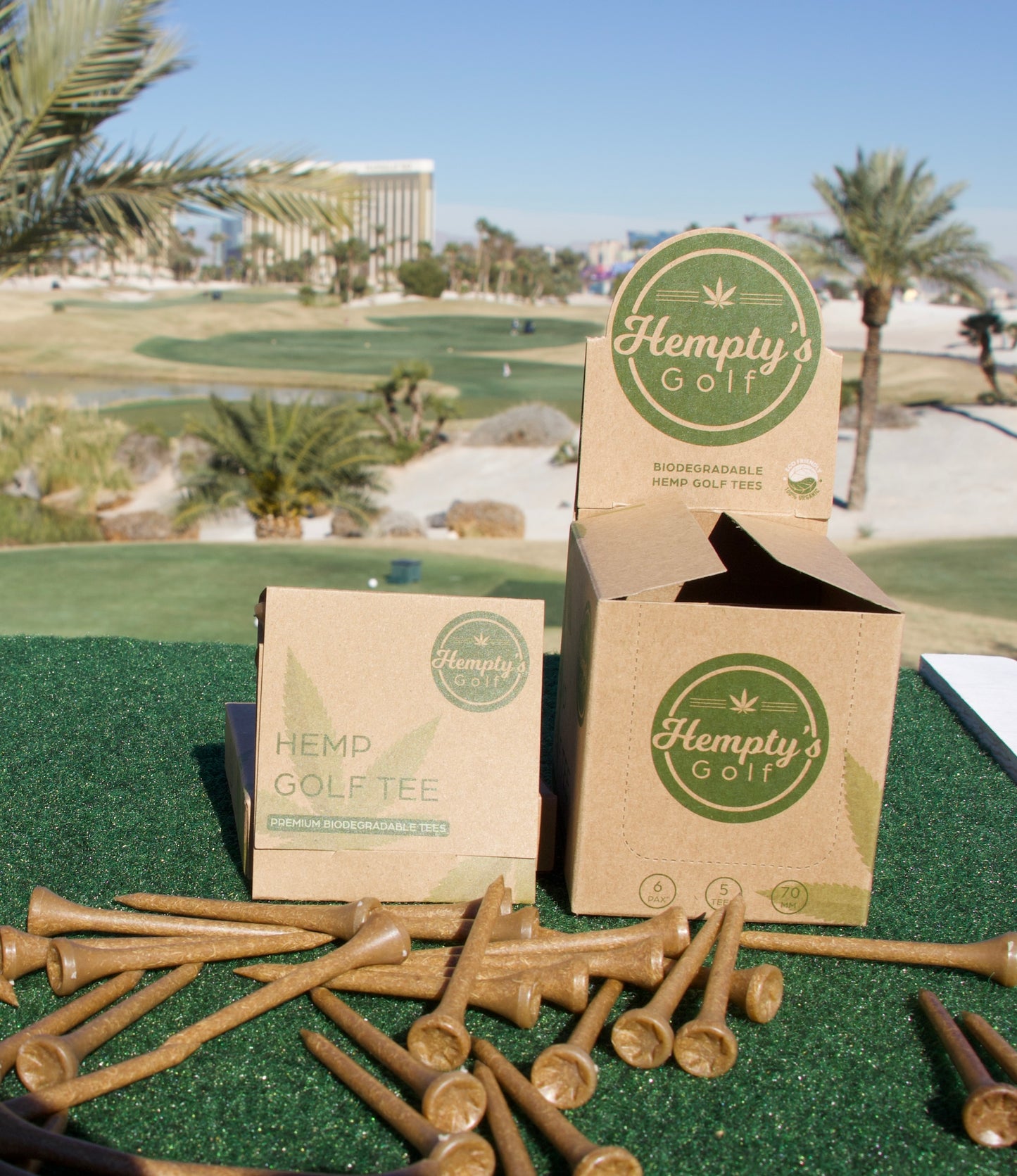 Hemp Golf Tee 30 cnt Full Box