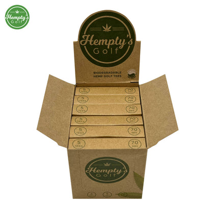 Hemp Golf Tee 30 cnt Full Box