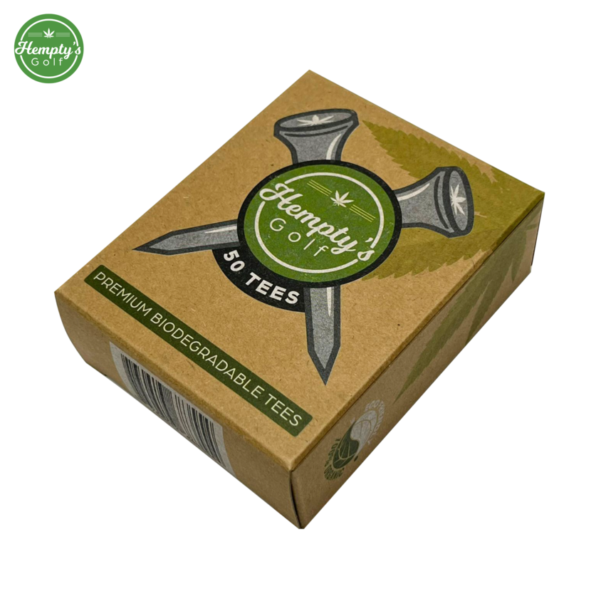 Hempty's Golf® 50 Pack Hemp Golf Tee