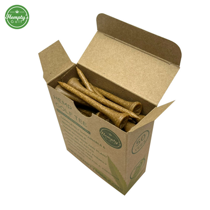 Hemp Golf Tee Full 150 cnt Box