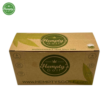 Hemp Golf Tee Full 150 cnt Box