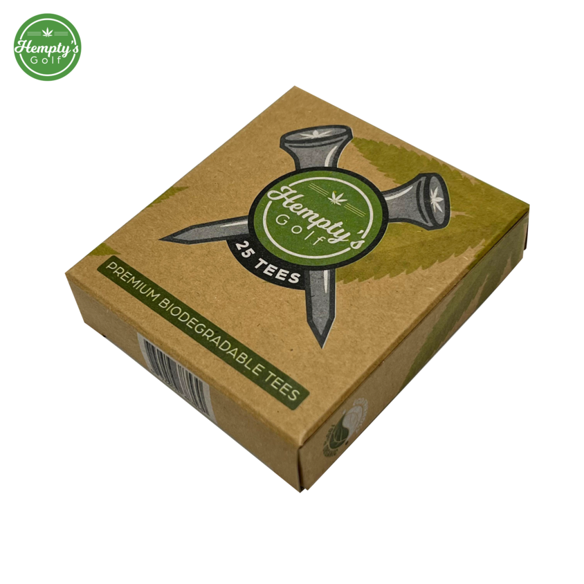 Hempty's Golf® 25 Pack Hemp Golf Tee