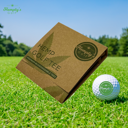 Hempty's Golf® 5 Pack Hemp Golf Tee B1G1 ( 2 Packs Total )